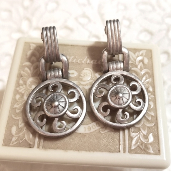Givenchy Jewelry - Givenchy Paris New York Vintage Etruscan Dangle Earrings
